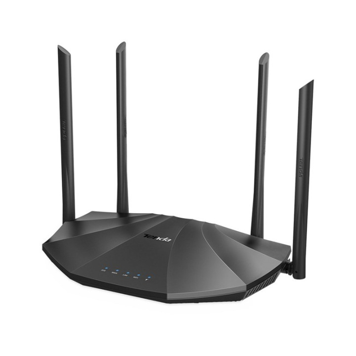 Tenda AC19 router sem fios Gigabit Ethernet Dual-band (2,4 GHz   5 GHz) 4G Preto