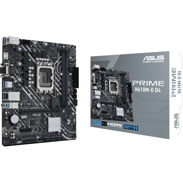 Motherboard ASUS PRIME H610M-D D4 Intel H610 LGA 1700 micro ATX