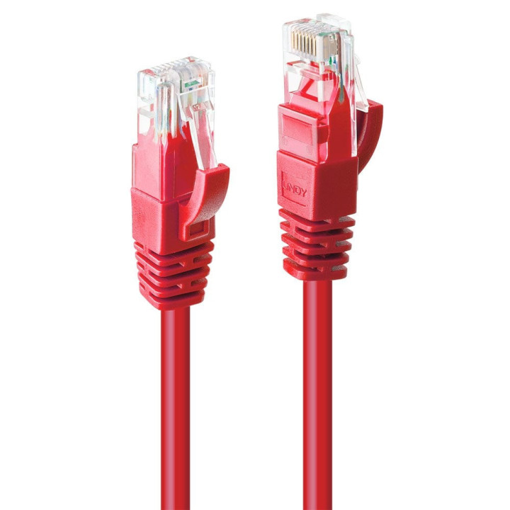 Cabo de rede Equip Cat6 S/FTP (S-STP) 1m Vermelho