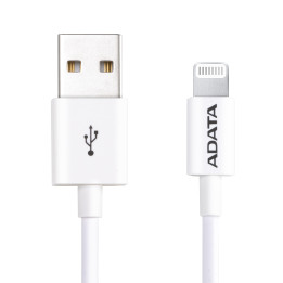Cabo ADATA USB-C p/ Lightning Preto Branco