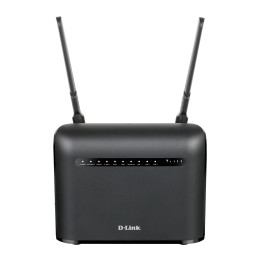 D-Link AC1200 router sem fios Gigabit Ethernet Dual-band (2,4 GHz   5 GHz) 3G 4G Preto