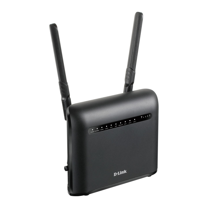 D-Link AC1200 router sem fios Gigabit Ethernet Dual-band (2,4 GHz   5 GHz) 3G 4G Preto