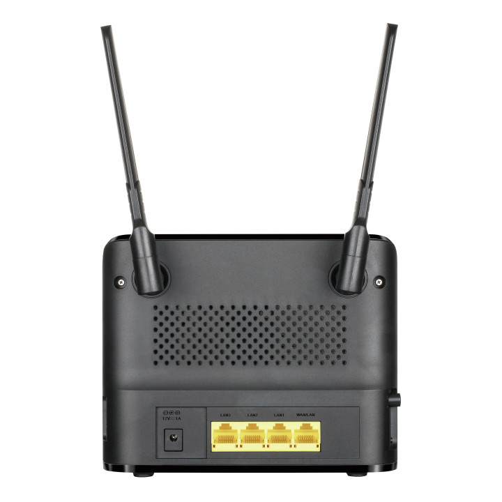 D-Link AC1200 router sem fios Gigabit Ethernet Dual-band (2,4 GHz   5 GHz) 3G 4G Preto