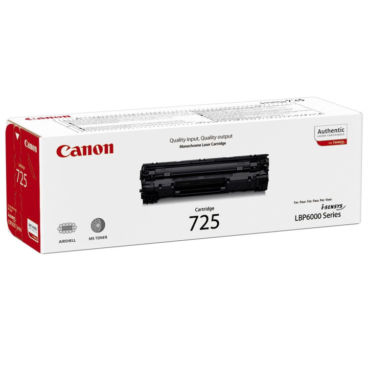 Canon CRG 725 toner 1 unidade(s) Original Preto
