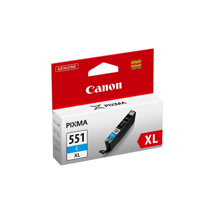 Canon CLI-551XL tinteiro 1 unidade(s) Original Rendimento alto (XL) Ciano foto