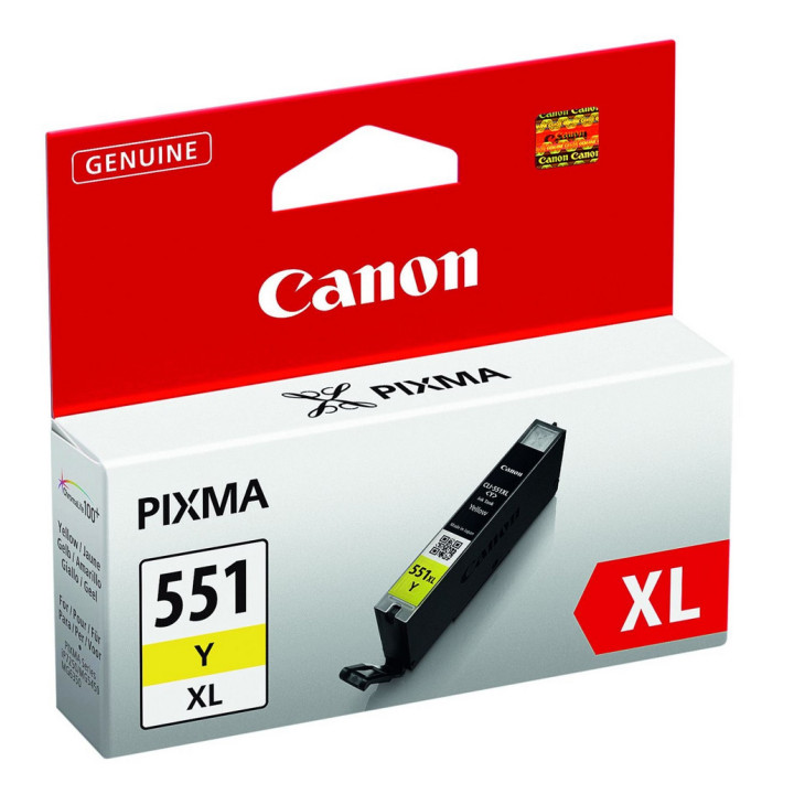 Canon CLI-551XL Y tinteiro 1 unidade(s) Original Rendimento alto (XL) Amarelo