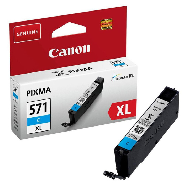 Canon CLI-571C XL tinteiro 1 unidade(s) Original Rendimento alto (XL) Ciano