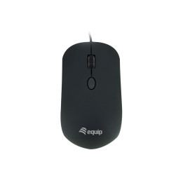 Equip 245114 rato Ambidestro USB Type-A Ótico 1600 DPI