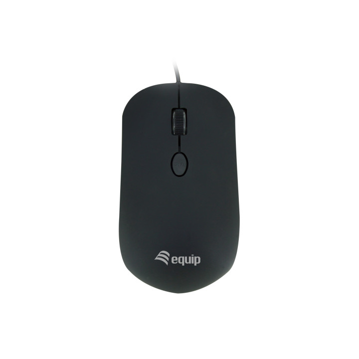 Equip 245114 rato Ambidestro USB Type-A Ótico 1600 DPI