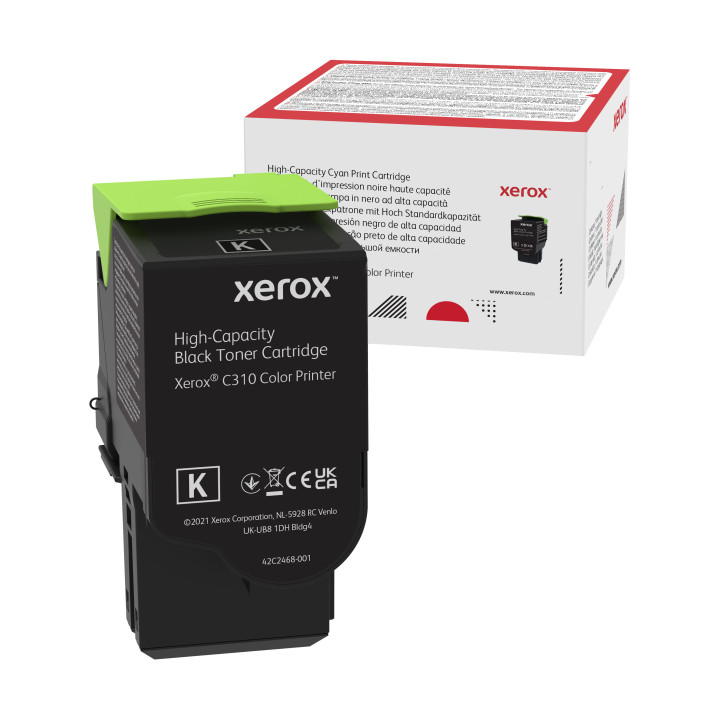 Xerox Cartucho de toner de alta capacidade C310 Preto (8 000 páginas)