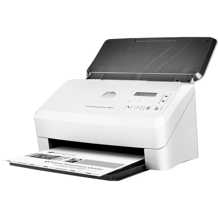 HP Scanjet Enterprise Flow 7000 s3 Scanner com alimentação por folhas 600 x 600 DPI A4 Branco