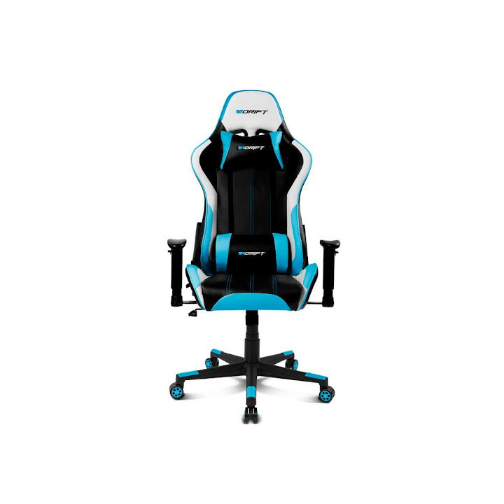 DRIFT DR175 Cadeira de jogos universal Assento acolchoado Preto, Azul, Branco