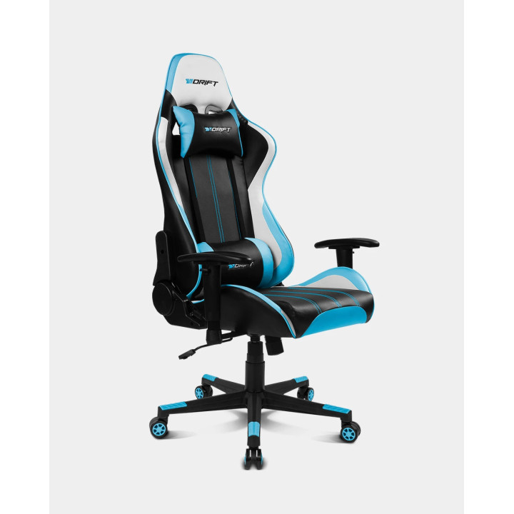 DRIFT DR175 Cadeira de jogos universal Assento acolchoado Preto, Azul, Branco
