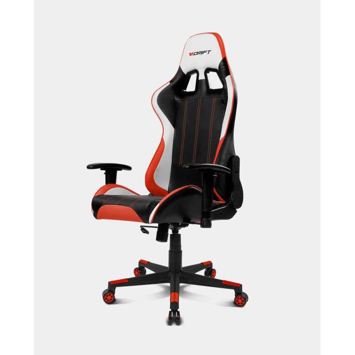 DRIFT DR175 Cadeira de jogos universal Assento acolchoado Preto, Vermelho, Branco