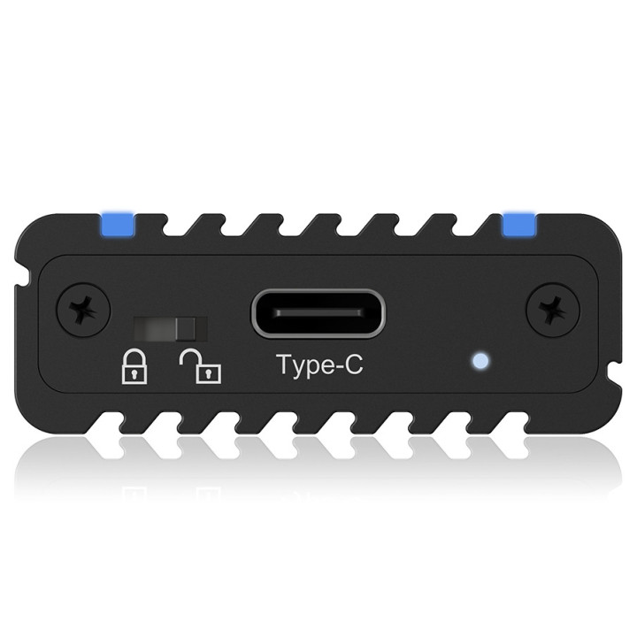 ICY BOX IB-1824ML-C31 Compartimento SSD Preto M.2
