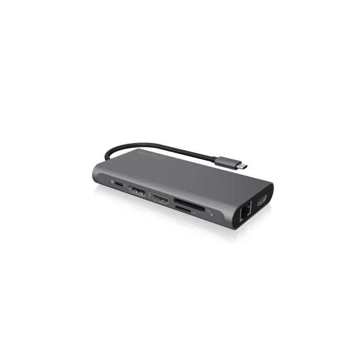 ICY BOX IB-DK4050-CPD USB 3.2 Gen 1 (3.1 Gen 1) Type-C 5000 Mbit s Antracite