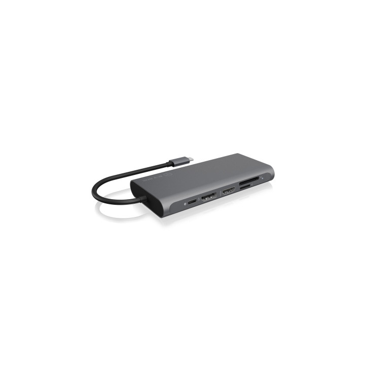 ICY BOX IB-DK4050-CPD USB 3.2 Gen 1 (3.1 Gen 1) Type-C 5000 Mbit s Antracite