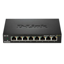 D-Link DGS-108 switch de rede Não-gerido Preto