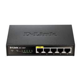 D-Link DES-1005P E switch de rede Não-gerido L2 Fast Ethernet (10 100) Power over Ethernet (PoE) Preto