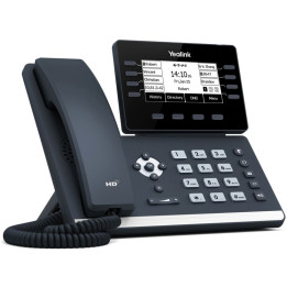 Yealink SIP-T53W telefone IP Preto 8 linhas LCD Wi-Fi
