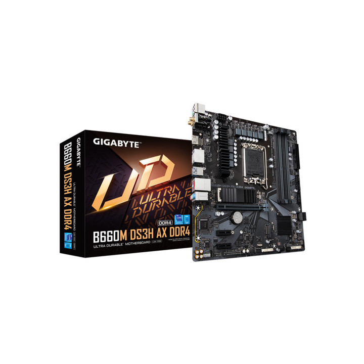 Gigabyte B660M DS3H AX DDR4 motherboard Intel B660 LGA 1700 micro ATX
