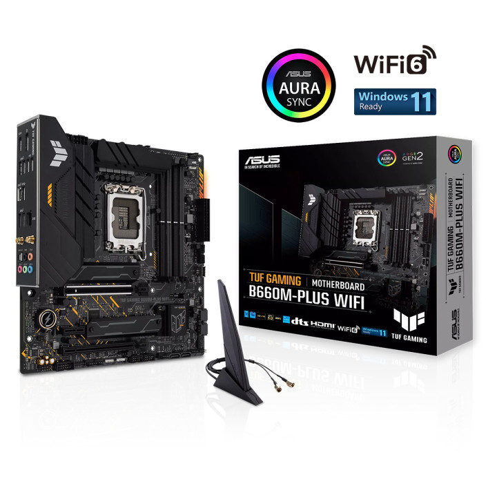 Motherboard ASUS TUF GAMING B660M-PLUS WIFI Intel B660 LGA 1700 micro