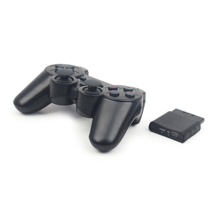 Gembird JPD-WDV-01 controlador de jogo Preto RF Gamepad PC, Playstation 2, Playstation 3