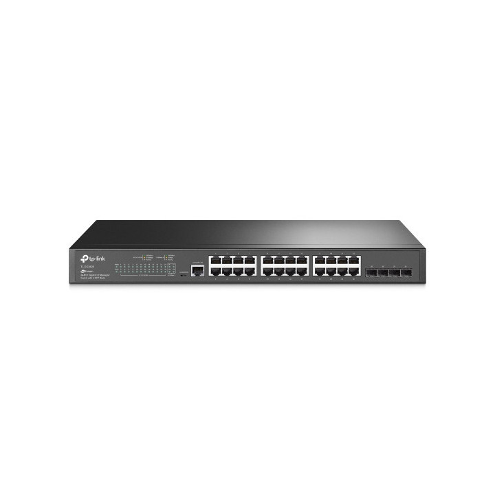 TP-LINK TL-SG3428 switch de rede Gerido L2 Gigabit Ethernet (10 100 1000) 1U Preto