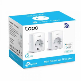 Tomada Inteligente TP-Link Tapo P100 Wi-Fi Mini (2 Pack)