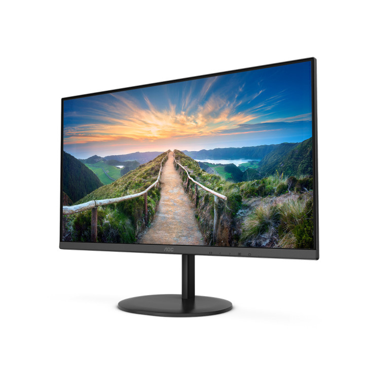 AOC V4 Q24V4EA LED display 60,5 cm (23.8") 2560 x 1440 pixels 2K Ultra HD Preto