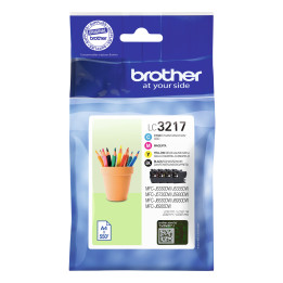Brother LC-3217VAL tinteiro 4 unidade(s) Original Preto, Ciano, Magenta, Amarelo