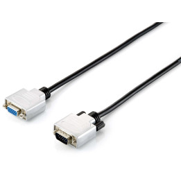 Equip 118851 cabo VGA 3 m VGA (D-Sub) Preto, Prateado