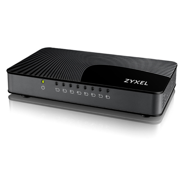 Zyxel GS-108S v2 Gigabit Ethernet (10 100 1000) Preto