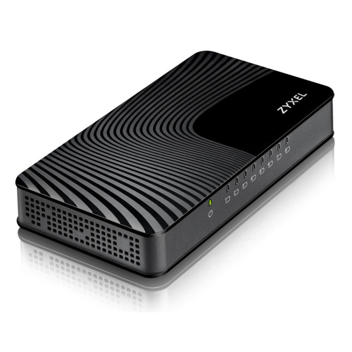 Zyxel GS-108S v2 Gigabit Ethernet (10 100 1000) Preto