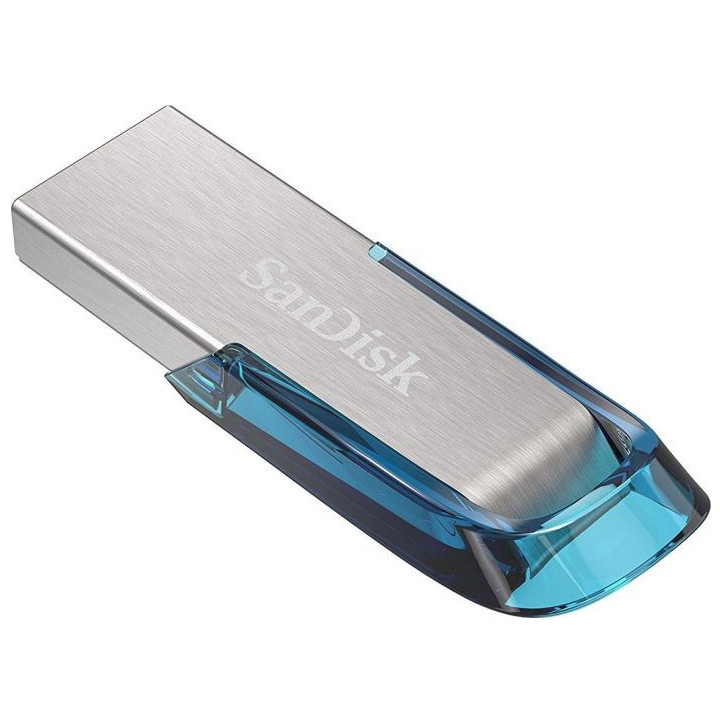 SanDisk Ultra Flair unidade de memória USB 32 GB USB Type-A 3.2 Gen 1 (3.1 Gen 1) Azul, Prateado