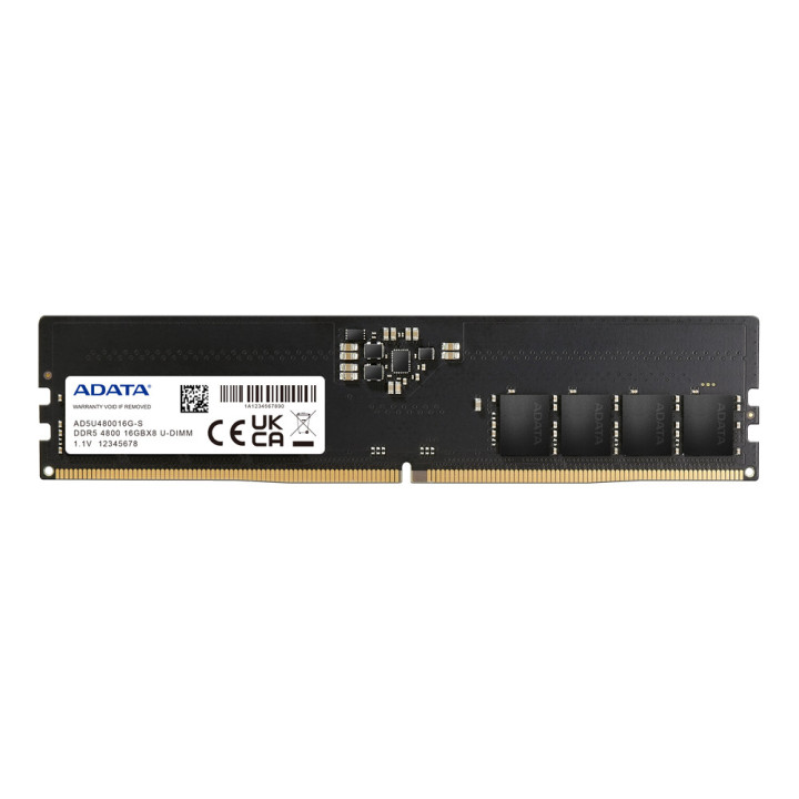 ADATA AD5U480016G-S módulo de memória 16 GB 1 x 16 GB DDR5 4800 MHz ECC