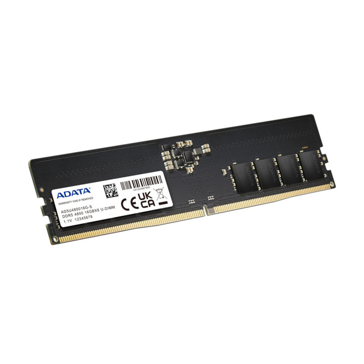 ADATA AD5U480016G-S módulo de memória 16 GB 1 x 16 GB DDR5 4800 MHz ECC