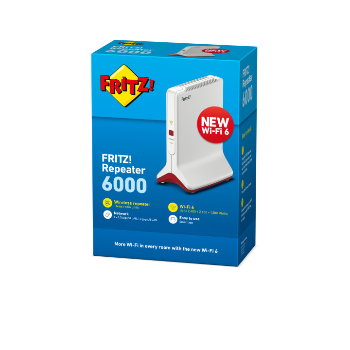 FRITZ!Repeater 6000 6000 Mbit s Branco