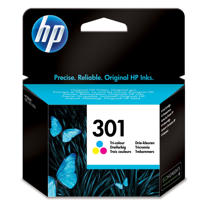 Tinteiro Original HP 301 Tricolor