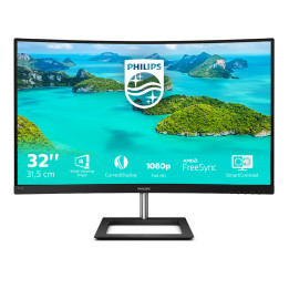 Philips E Line 322E1C 00 LED display 80 cm (31.5") 1920 x 1080 pixels Full HD LCD Preto