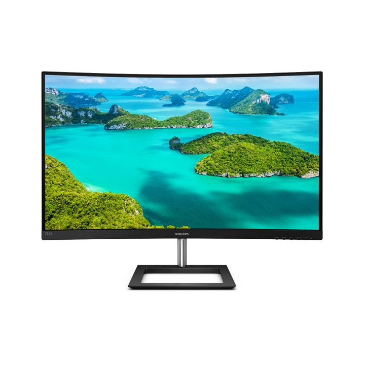 Philips E Line 322E1C 00 LED display 80 cm (31.5") 1920 x 1080 pixels Full HD LCD Preto
