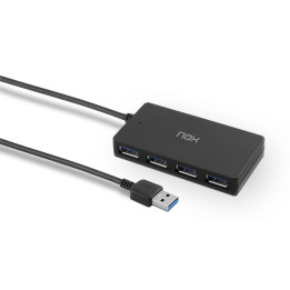 NOX Lite Hub One USB 3.2 Gen 1 (3.1 Gen 1) Type-A 10 Mbit s Preto
