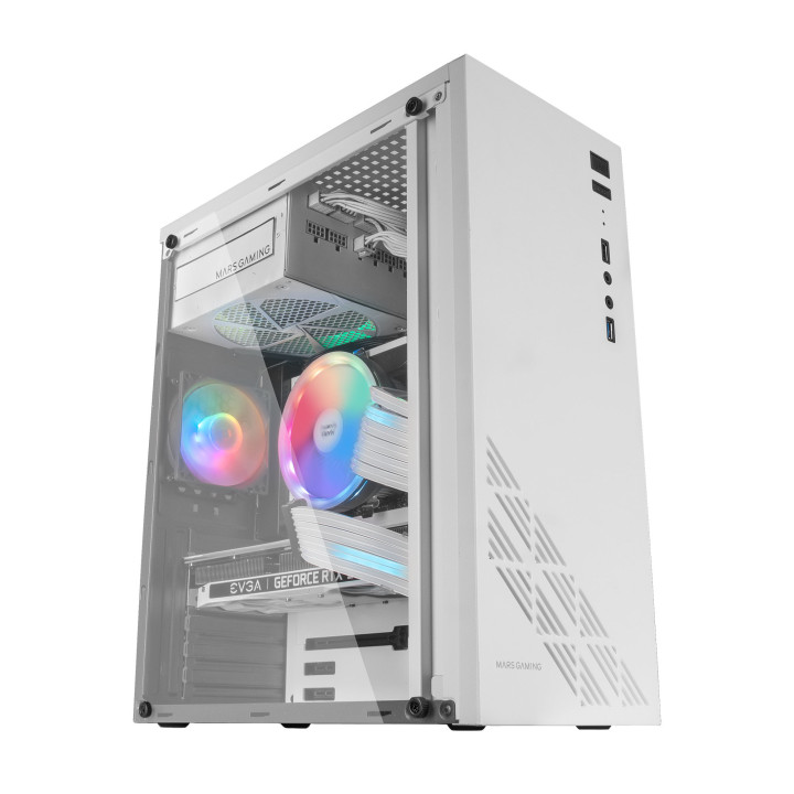 Caixa ATX Mars Gaming MC100W Branca