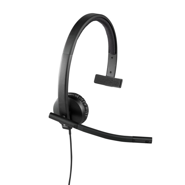 Logitech USB Headset H570e Mono Auscultadores Com fios Fita de cabeça Escritório Call center Preto