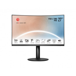 MSI Modern MD271CP 68,6 cm (27") 1920 x 1080 pixels Full HD Preto