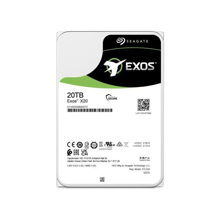 HDD Seagate Enterprise 3.5" 20TB Serial ATA III