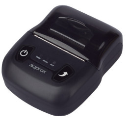 Impressora APPROX Térmica Portátil 203dpi 58mm, Preto - USB /