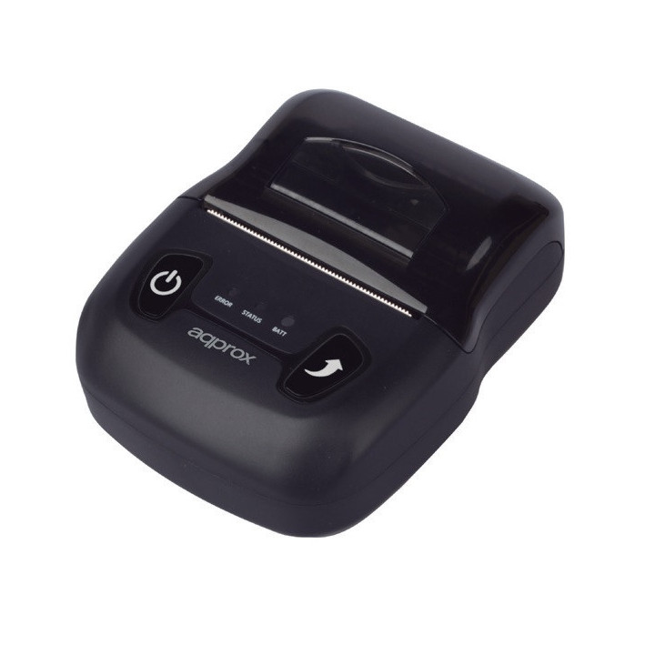 Impressora APPROX Térmica Portátil 203dpi 58mm, Preto - USB /