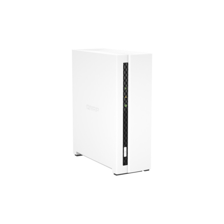 QNAP TS-133 servidor NAS e de armazenamento Servidor de armazenamento Tower Ethernet LAN Branco