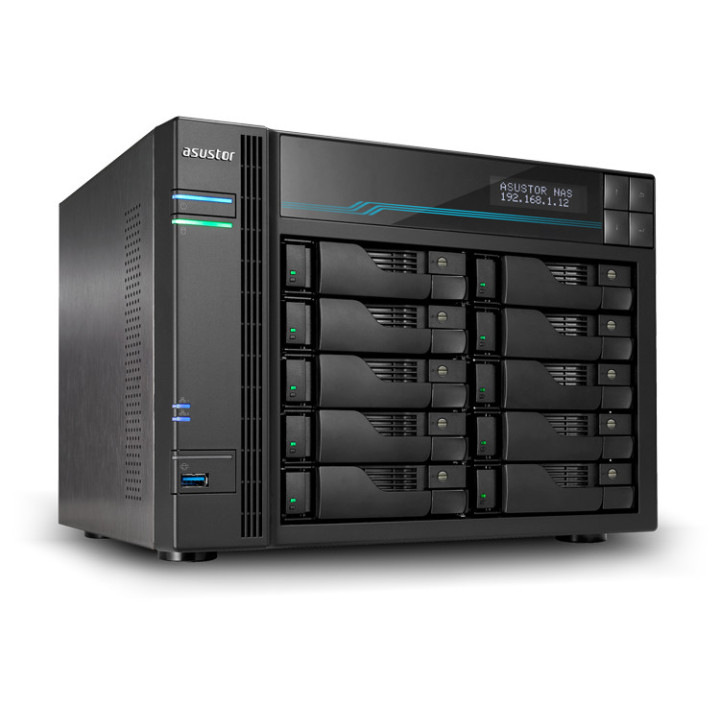 Asustor AS7110T servidor NAS e de armazenamento PC Ethernet LAN Preto